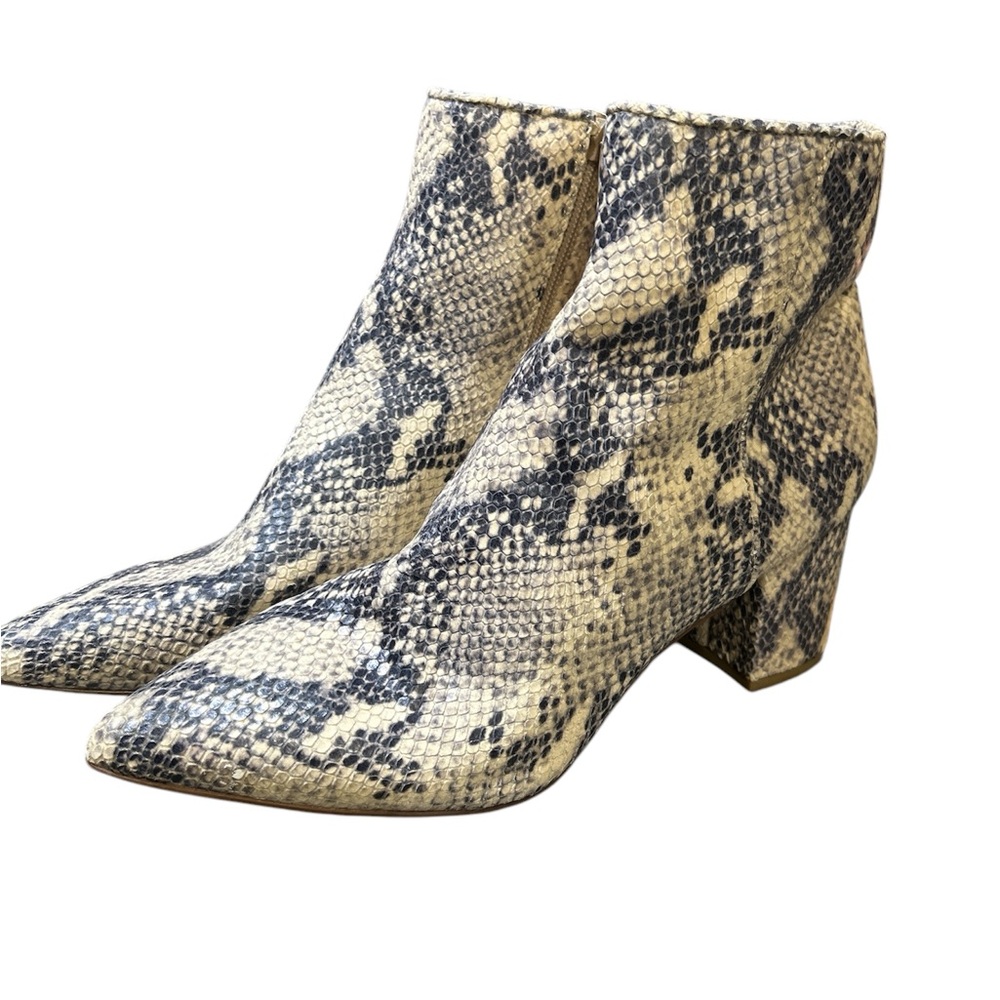 Steve Madden Snakeskin Ankle Boots